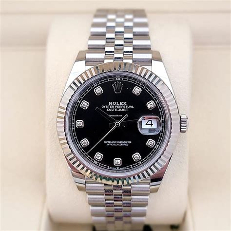 rolex datejust 2 silver diamond dial|rolex datejust 41mm diamond bezel.